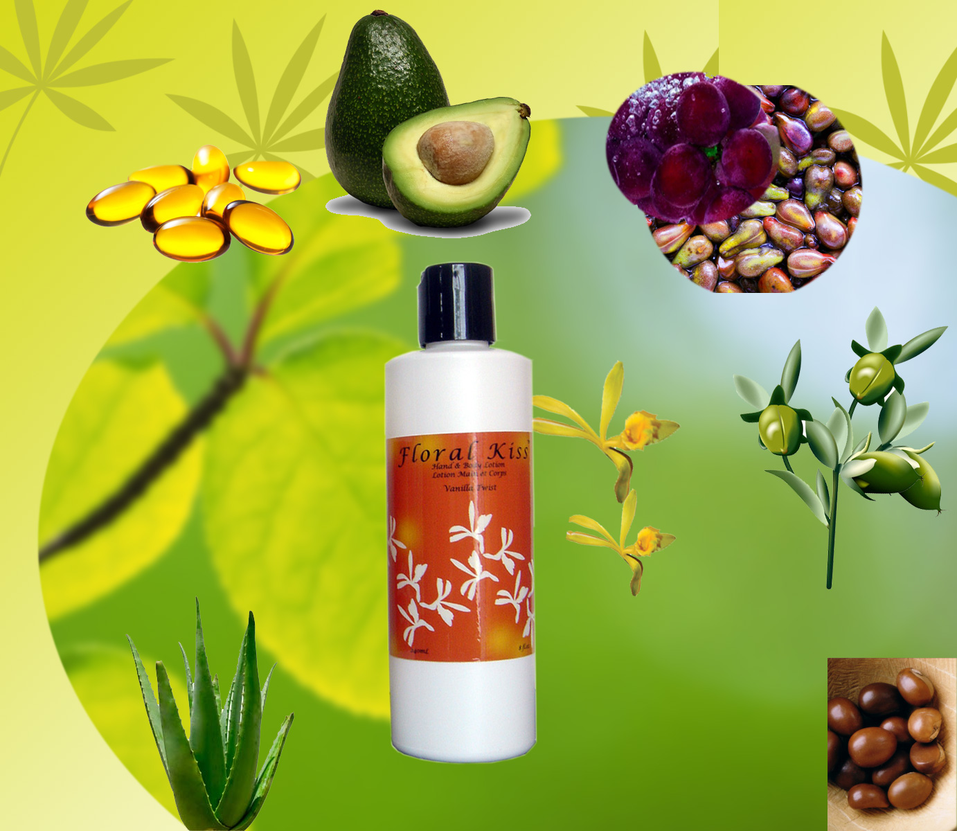 Vanilla body lotion,natural,made in Canada