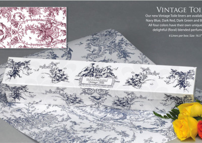 Vintage Toile Scented Drawer Liners - Canada Scents