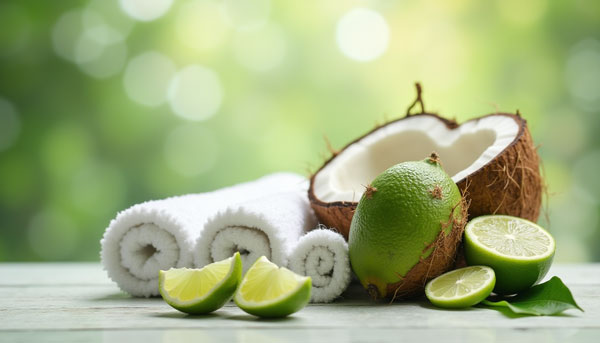 Beauty Benefits of Coconut and Lime