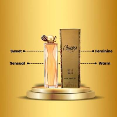 Givenchy Organza Perfume for women Sweet, feminine, warm fragrance display